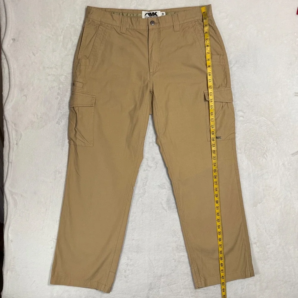 Mountain Khakis Canvas Cargo Pants Size 38x32 37 Utility Pockets Rugged Workwear